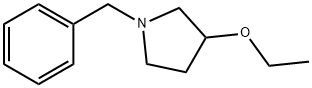 1-Benzyl-3-ethoxypyrrolidine Struktur