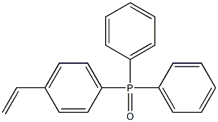 diphenyl(4-vinylphenyl)phosphine oxide Struktur