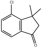 4-Chloro-3,3-diMethyl-2,3-dihydro-1H-inden-1-one Struktur