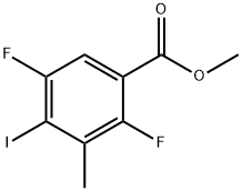 Methyl 2,5-difluoro-4-iodo-3-Methylbenzoate Struktur