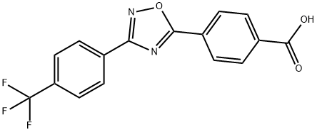 4-[3-(4-trifluoroMethylphenyl)-1,2,4-oxadiazol-5-yl]benzoic acid Struktur