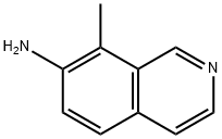 8-Methylisoquinolin-7-aMine Struktur