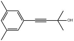 4-(3,5-dimethylphenyl)-2-methylbut-3-yn-2-ol Struktur