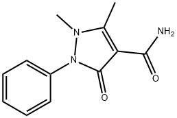 1H-Pyrazole-4-carboxaMide,2,3-dihydro-1,5-diMethyl-3-oxo-2-phenyl- Struktur