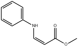 (E)-Methyl 3-(phenylaMino)acrylate Struktur