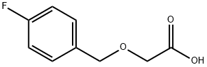 (p-fluorobenzyloxy)acetic acid Struktur