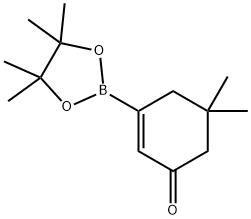 5,5-DiMethylcyclohex-2-en-1-one-3-boronic acid pinacol ester Struktur