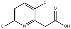 (3,6-DICHLOROPYRIDIN-2-YL)ACETIC ACID Struktur