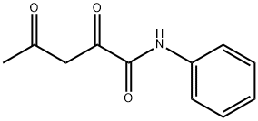 2,4-dioxo-N-phenylpentanamide Struktur