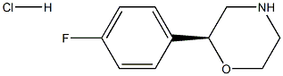 (S)-2-(4-fluorophenyl)Morpholine hydrochloride Struktur