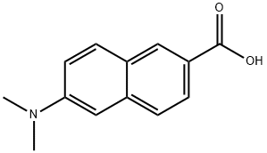 6-(DiMethylaMino)-2-naphthoic acid Struktur