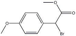 Methyl 2-broMo-2-(4-Methoxyphenyl)acetate Struktur