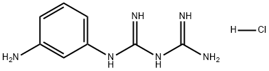 Imidodicarbonimidic diamide, N-(3-aminophenyl)-, hydrochloride (1:1) Struktur