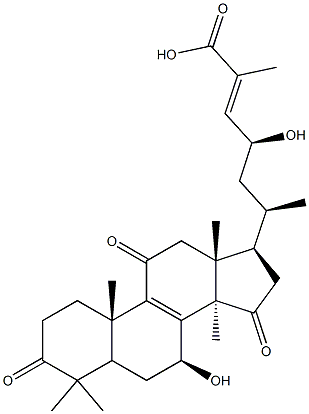 ガノデル酸LM2 化學(xué)構(gòu)造式