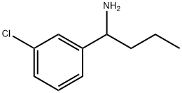 1-(3-CHLOROPHENYL)BUTAN-1-AMINE Struktur