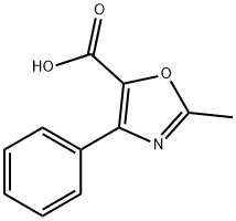 2-Methyl-4-phenyl-oxazole-5-carboxylic acid Struktur