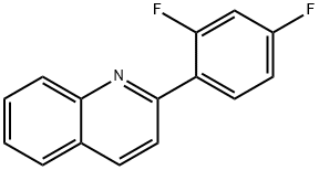 2-(2,4-Difluoro-phenyl)-quinoline Struktur