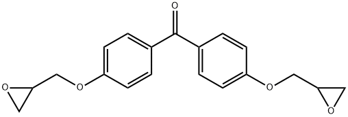 4,4'-Bis(2,3-epoxypropoxy)benzophenone Struktur