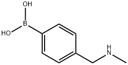 4-((MethylaMino)Methyl)phenylboronic acid Struktur