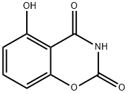 5-Hydroxy-2H-benzo[e][1,3]oxazine-2,4(3H)-dione Struktur