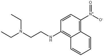 N,N-Diethyl-N`-(4-nitro-1-naphthyl)ethylenediaMine Struktur