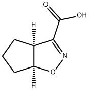 5,6-dihydro-4H-cyclopenta[d]isoxazole-3-carboxylic acid Struktur