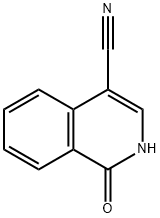 1-Oxo-1,2-dihydroisoquinoline-4-carbonitrile Struktur