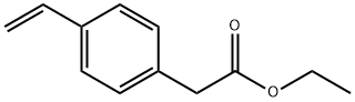 4-Ethenylbenzeneacetic acid ethyl ester Struktur