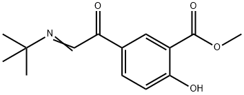 Methyl 5-[(tert-ButyliMino)acetyl]salicylate Struktur