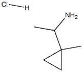 1-(1-METHYLCYCLOPROPYL)ETHANAMINE HYDROCHLORIDE Struktur