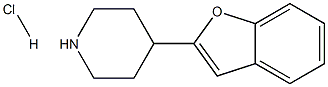 4-(benzofuran-2-yl)piperidine hydrochloride Struktur