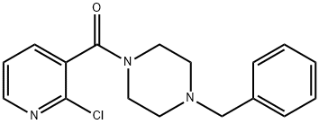 (4-benzylpiperazin-1-yl)(2-chloropyridin-3-yl)Methanone Struktur