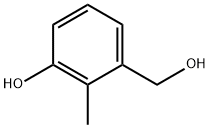 3-(hydroxymethyl)-2-methylphenol Struktur