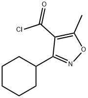 3-Cyclohexyl-5-Methylisoxazole-4-carbonyl chloride Struktur