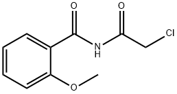 BenzaMide, N-(2-chloroacetyl)-2-Methoxy- Struktur