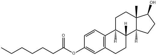 Estradiol 3-Enanthate Struktur