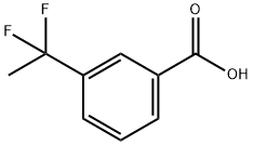 3-(1,1-DIFLUOROETHYL)BENZOIC ACID Struktur