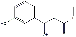 Methyl 3-Hydroxy-3-(3-hydroxyphenyl)propanoate Struktur