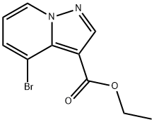 Ethyl 4-broMopyrazolo[1,5-a]pyridine-3-carboxylate Struktur