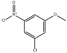 5-Chloro-1-methoxy-3-nitrobenzene Struktur