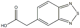 2-(benzo[c][1,2,5]thiadiazol-5-yl)acetic acid Struktur