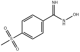 N-Hydroxy-4-Methanesulfonylbenzene-1-carboxiMidaMide Struktur