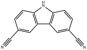 9H-Carbazole-3,6-dicarbonitrile Struktur