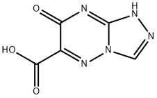 7-oxo-7,8-dihydro-[1,2,4]triazolo[4,3-b][1,2,4]triazine-6-carboxylic acid Struktur