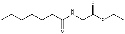 N-(1-Oxoheptyl)glycine Ethyl Ester Struktur