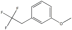 1-Methoxy-3-(2,2,2-trifluoroethyl)benzene Struktur