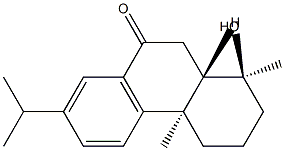 19-r-4-hydroxyabieta-8,11,13-trien-7-one Struktur