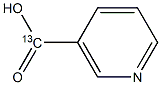 Nicotinic Acid-13C1 Struktur