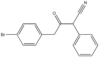 a-Phenyl-g-(4-broMophenyl)acetoacetonitrile Struktur