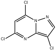 3,5,7-trichloropyrazolo[1,5-a]pyriMidine Struktur